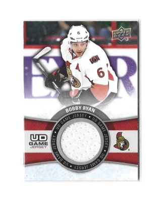 2015-16 Bobby Ryan Upper deck series 1 UD Game Jersey relic #GJ-BR Senators NHL - Image 1 of 2
