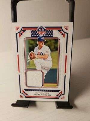 2024 Panini Stars And Stripes Trey Yesavage Relic USA Baseball - Image 1 of 2