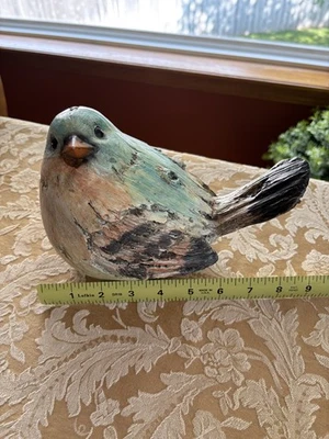 Deco 79 Polystone Pájaro Escultura Decorativa Decoración del Hogar Estatua 8 in x 6 in Foto 1 de 4