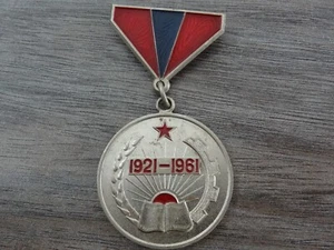 MONGOLISCHER ORDEN MEDAILLE 40 JAHRE VOLKSREVOLUTION #2 - Bild 1 von 5