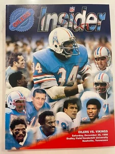 1998 Minnesota Vikings at Tennessee Oilers Program - Last Game Ever as Oilers ! - Picture 1 of 1