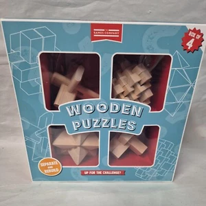 Wooden Puzzles 4 In 1 - Picture 1 of 4