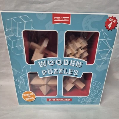Wooden Puzzles 4 In 1 - Image 1 of 4