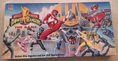 VINTAGE Mighty Morphin Power Rangers : The Game….MB Games…1994 Hasbro Saban - Image 1 of 4