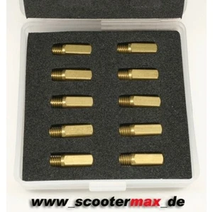 Juego de 10 boquillas principales juego de boquillas PWK carburador OKO KOSO Keihin Stage6 155-180 - Imagen 1 de 1