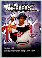 2003 Topps #RB-RCA Rod Carew Record Breakers Series 1 Near mint or better
