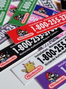 1 Nintendo 64 N64 NUS-001(USA) COLORED 🎨 Installation Maintenance Service Label - Picture 1 of 242