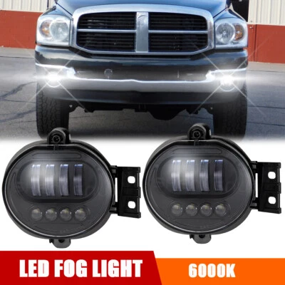 Faros antiniebla de conducción para parachoques Dodge Ram 1500 2500 3500 2002-2008 Foto 1 de 4
