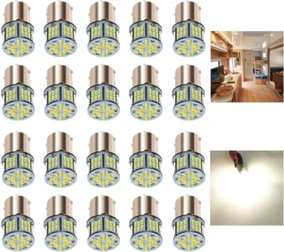 12V RV LED Interior Lights, 20 Packs 1141 1156 1003 1073 BA15S 7506 LED Bulbs fo - Image 1 of 4