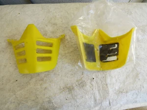 CHIN GUARD BMX GOGGLE HELMET MOTORCYCLE FREESTYLE VINTAGE YELLOW JT JOFA HARO ? - Picture 1 of 2