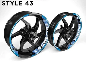 BMW R1250RS Motorrad Felge Wickel Aufkleber Aufkleber für 17 Zoll Räder - Bild 1 von 24