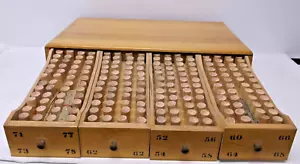 Estuche de exhibición de encimera para máquina de coser Crowley's / 192 estuches con aguja - Imagen 1 de 14