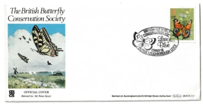 13/5/1981 UK GB FDC - Butterflies - The Swallowtail - Quorn Special Postmark - Image 1 of 2
