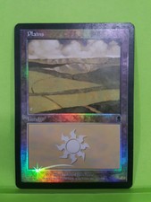 Plains - Magic the gathering MTG - Oddity Holo Foil Pre Release Friday Night