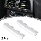 2pcs for BMW X5 F15 X6 F16 Front AC Air Vent Outlet Tab Clip Chrome Plated Trim