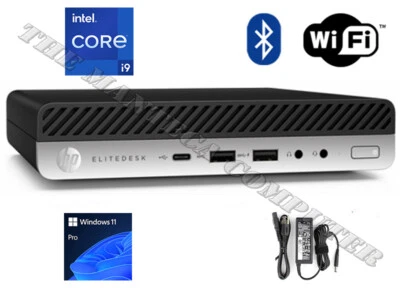 HP EliteDesk 800 G5 Mini i9-9900T | up to 64GB RAM | 2TB SSD | Win11 | Wi-Fi+BT - Image 1 of 4