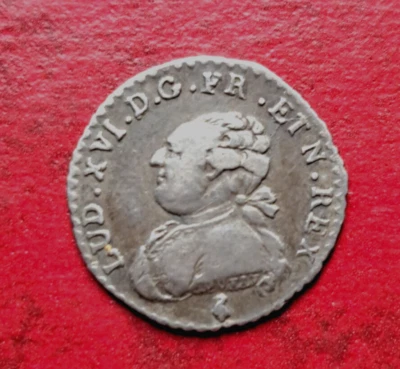 Louis XVI       1/20e d'écu au buste fort    1783 A     peu courant - Photo 1/2