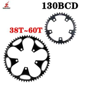 Bicycle Chainring Narrow Wide Stars 54 56 58 60T 130BCD Sprocket for Road Bike - Picture 1 of 24