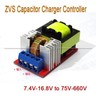 DC-DC 7.4V-16.8V to 75V-660V Battery Booster ZVS Capacitor Charger Controller