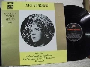HQM 1209 EVA TURNER Golden Voices Series 18 Arias from Aida, Tosca etc HMV MONO - Picture 1 of 1