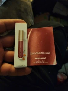 Bare Minerals Mineralist Lip Gloss Balm In Sincerity .06 fl oz Sample Size New - Picture 1 of 1