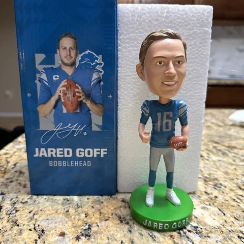 Jared Goff Detroit Lions Bobblehead  NIB SGA 1/1/23 Hard Knocks NFL Football Cover
