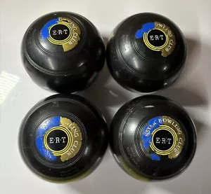 Set 4 ciotole da prato THOMAS TAYLOR, nere taglia 6 Made in Scotland - Foto 1 di 6