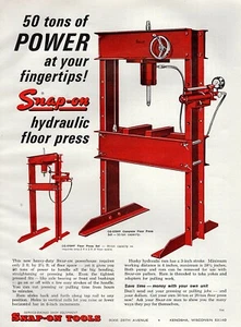 1967 Snap-On Tools Model CG-570 HY Floor Press Original Print Ad - Picture 1 of 1