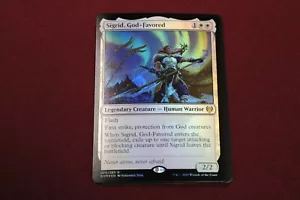 Sigrid, God-Favored x4 (1 Foil) Kaldheim quasi nuovo mai giocato MTG - Foto 1 di 3