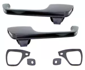 OER Black Outer Door Handle Set For 1973-1991 Chevy GMC Truck Blazer Suburban - Picture 1 of 6