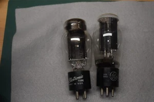 Par probado de tubos rectificadores receptores de radio de audio 5Z3 GE - Imagen 1 de 10