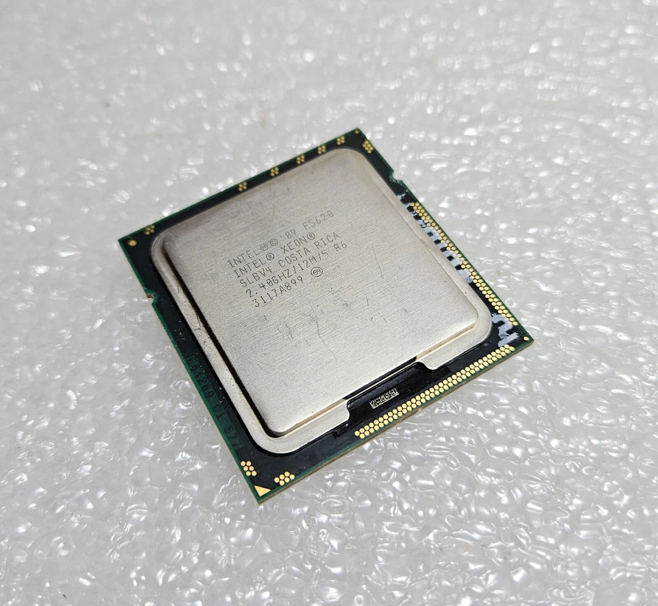 Intel Xeon E5620 2.4 GHz 2.40GHZ/12M/5.86, SLBV4 Socket 1366 - Image 1 of 1
