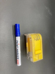 Einhand Zeichengerät mit Stift Königin, Zeichnen Zeichenstift Imkerei Blau Imker - Bild 1 von 5