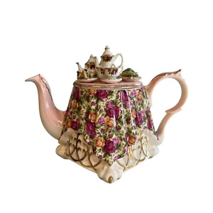 Tetera grande Royal Albert Old Country Roses Chintz - Imagen 1 de 10