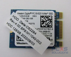 hp SKO-SSD 128GB 2230 PCIe NVMe Value Pro x360 435 G9  - M11040-002 - Picture 1 of 1