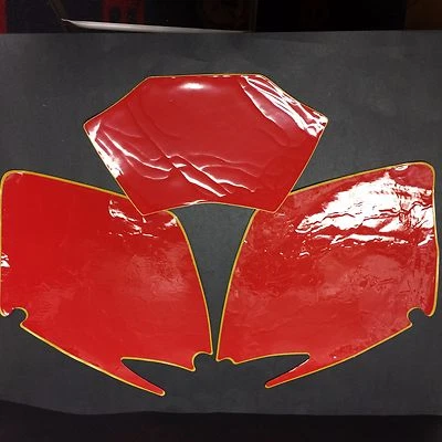 KTM 125 200 250 300 380 EXC Enduro 1999-2000 Rojo Número Placa Trasera Foto 1 de 4