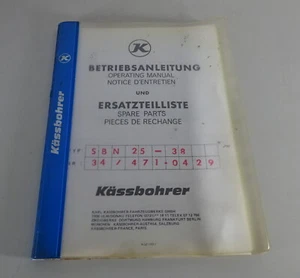 Betriebsanleitung + Ersatzteilliste Kässbohrer Brückensattelanhhänger Stand 1977 - Picture 1 of 6