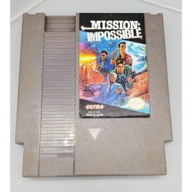 Mission Impossible NES 1990 Nintendo Entertainment System Tested w/hard case