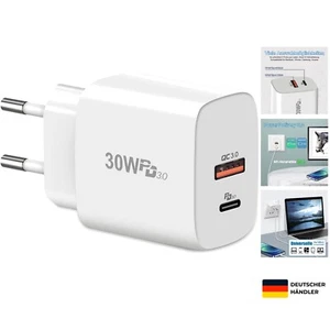 30W USB C Ladegerät, USB C Netzteil PD 3.0 Schnellladegerät für Google Pixel ... - Bild 1 von 9