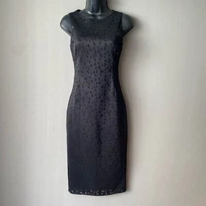 H&M sz XS black pencil fitted sheath dress - Picture 1 of 9