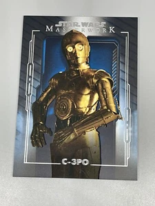 C-3PO 2020 Topps Star Wars Masterworks Blue Parallel #52 C3PO - Picture 1 of 2