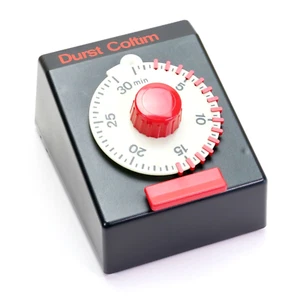 Durst Coltim Darkroom Mechanical Processing Interval Timer 1-30 Mins w/ 15 Clips - Picture 1 of 9