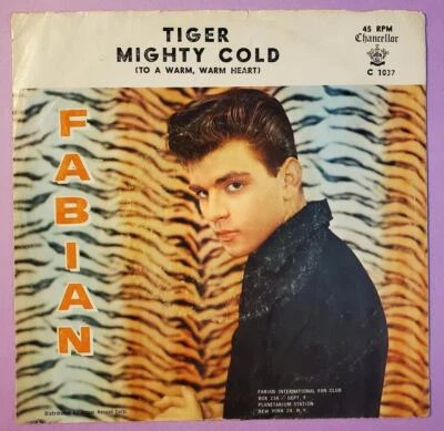 Fabian US Chancellor C 1037 TIGER / MIGHTY COLD Picture Sleeve Only! - Image 1 of 3