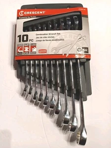 Crescent 10pc SAE Combination Wrench Set 12 Point - Picture 1 of 5