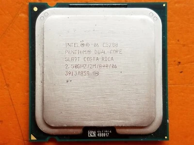 ⭐️⭐️⭐️⭐️⭐️ CPU Processor Intel Pentium E5200 Dual Core SLB9T 2.5GHz - Image 1 of 2