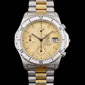 Vintage 1990s TAG Heuer 2000 Quartz Professional Chronograph 274.006-1 - Picture 1 of 12