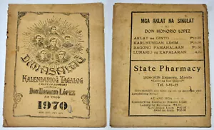 1970 Philippines DIMASALAG KALENDARYONG TAGALOG Pamphlet - Picture 1 of 5