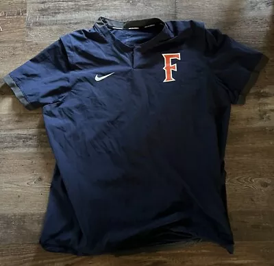 Cal State Fullerton Titans Baseball Game Used Jacket  #16 - Image 1 of 4