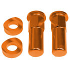 Rhk Mx Orange Off Road Dirt Bike Rimlock Nuts