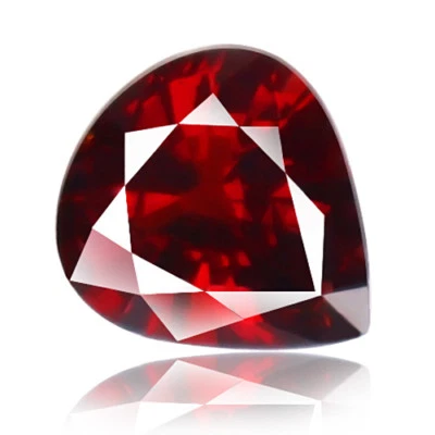 Granada Spessartine 2,03 ct aaa cor vermelha intensa 100% natural extraída de terra Namíbia - Imagem 1 de 3